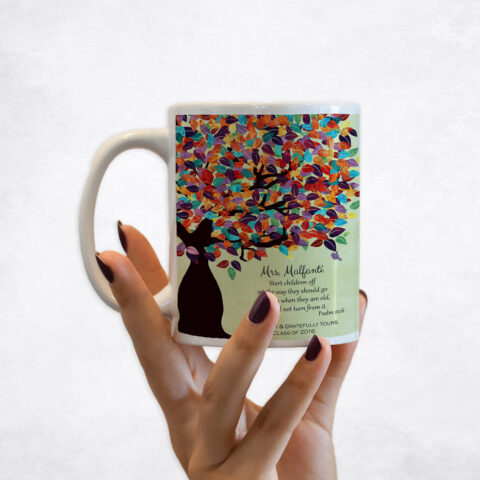 Colorful Spring Tree teacher appreciation Coffee Mug M-1232