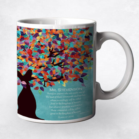 Colorful Spring Tree teacher appreciation Coffee Mug M-1233