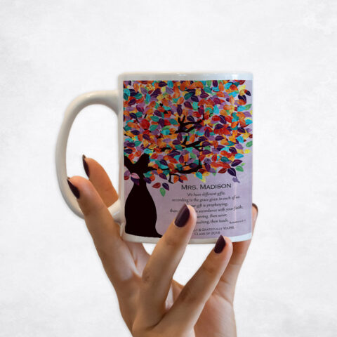 Colorful Spring Tree teacher appreciation Coffee Mug M-1234