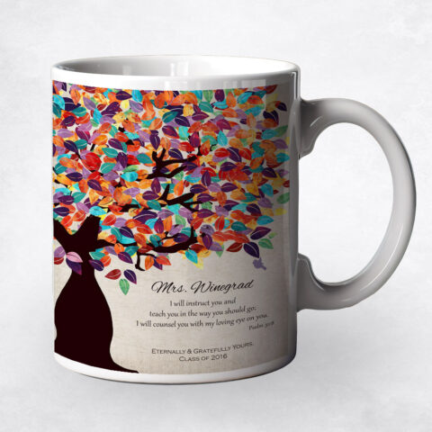 Colorful Spring Tree teacher appreciation Coffee Mug M-1235