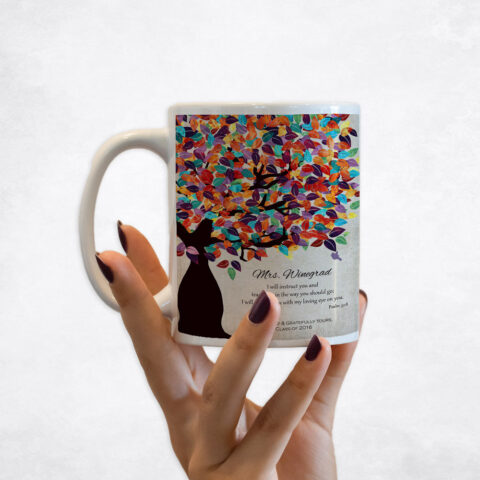 Colorful Spring Tree teacher appreciation Coffee Mug M-1235