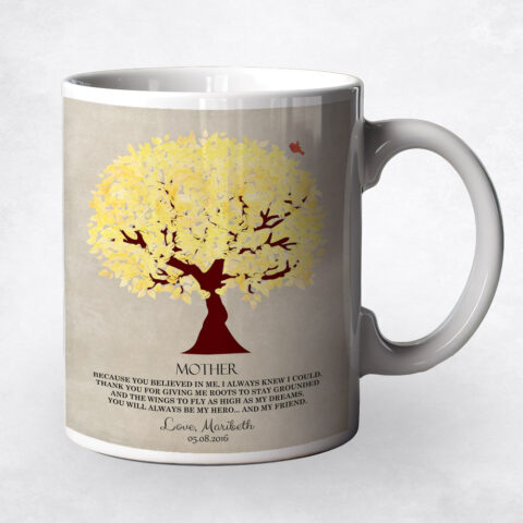 Yellow Tree Mother’s Day Coffee Mug M-1240