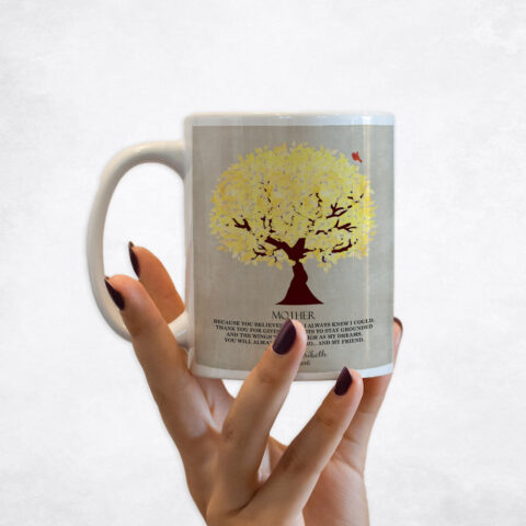 Yellow Tree Mother’s Day Coffee Mug M-1240