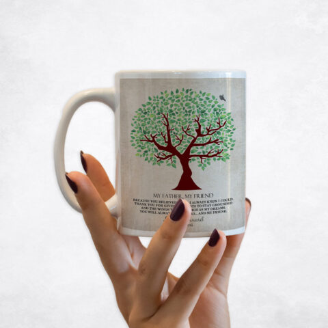 Green Canopy Olive Tree Father’s Day Coffee Mug M-1244