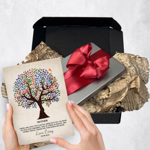 Mother’s Day Gift Delivery for mother Colorful Olive Tree  Plaque TOY-1247