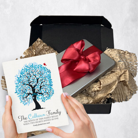 anniversary Gift Delivery for couple, husband or wife Owl Tree  Plaque TOY-1264