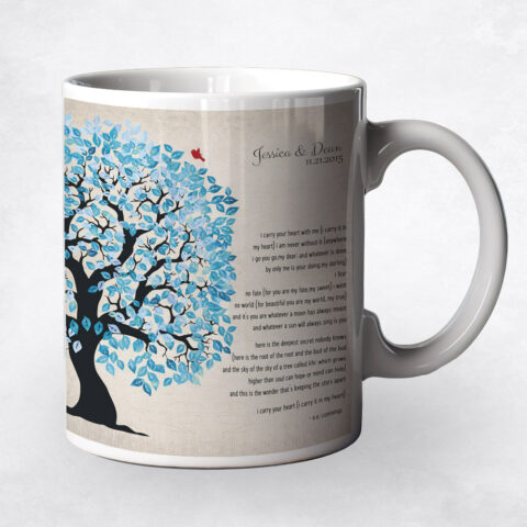 Blue Owl Tree 10th anniversary Coffee Mug M-1278