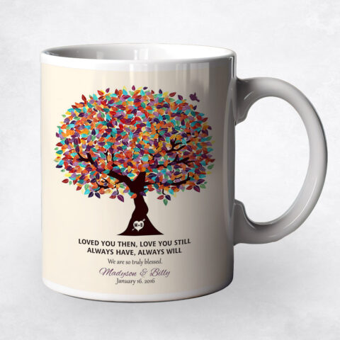 Colorful Spring Tree 10th anniversary Coffee Mug M-1284