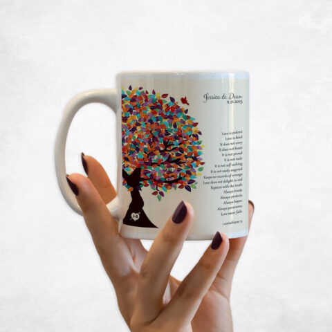 Colorful Spring Tree 10th anniversary Coffee Mug M-1286