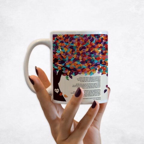 Colorful Spring Tree Closeup 10th anniversary Coffee Mug M-1295