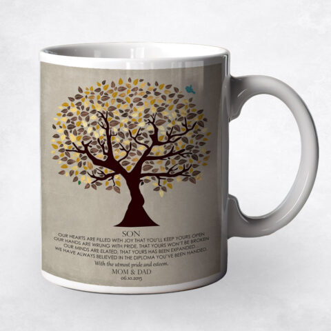 Golden Olive Tree graduation Coffee Mug M-1308