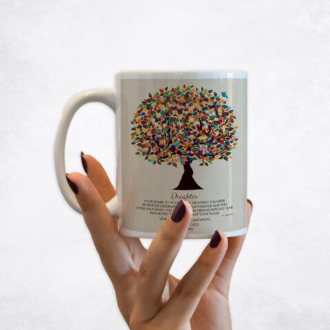 Colorful Late Spring Tree graduation Coffee Mug M-1310