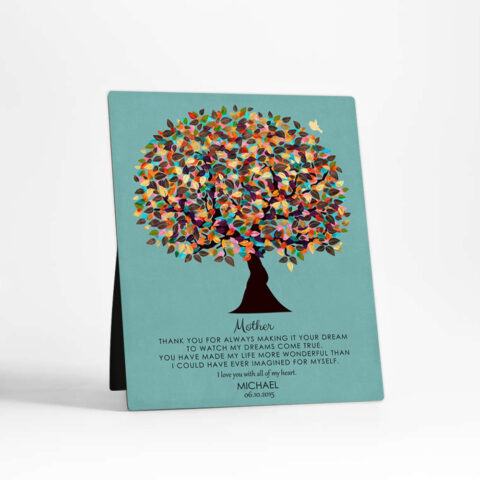 Late Spring Tree Mother’s Day  Desktop Plaque Gift for mother D-1312