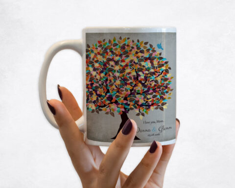 Colorful Late Spring Tree  Coffee Mug M-1315