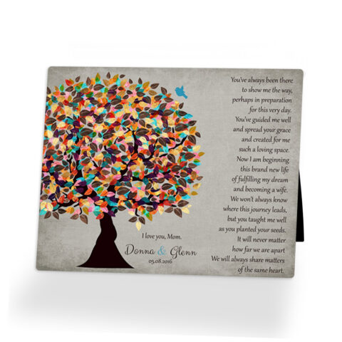 Late Spring Tree   Desktop Plaque Gift for mom D-1315