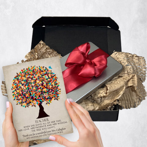 teacher appreciation Gift Delivery for teacher Late Spring Tree  Plaque TOY-1317