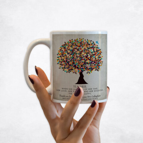 Colorful Late Spring Tree teacher appreciation Coffee Mug M-1317