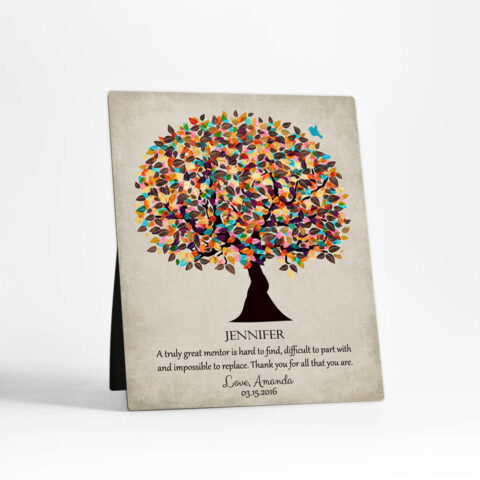 Late Spring Tree teacher appreciation  Desktop Plaque Gift for teacher D-1319