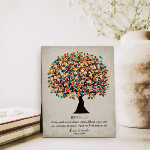 Late Spring Tree teacher appreciation  Desktop Plaque Gift for teacher D-1319