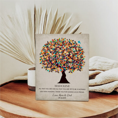 Late Spring Tree Desktop Plaque graduation Gift D-1322