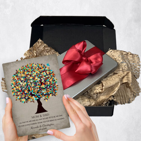 family appreciation Gift Delivery for parents Autumn Tree  Plaque TOY-1323