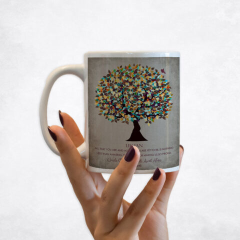 Colorful Autumn Tree graduation Coffee Mug M-1325