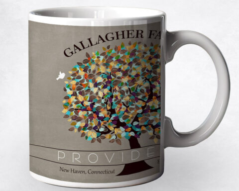 Colorful Autumn Tree anniversary Coffee Mug M-1342