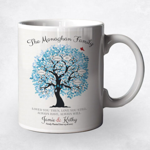 Blue Owl Tree 10th anniversary Coffee Mug M-1343