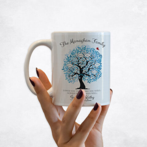 Blue Owl Tree 10th anniversary Coffee Mug M-1343