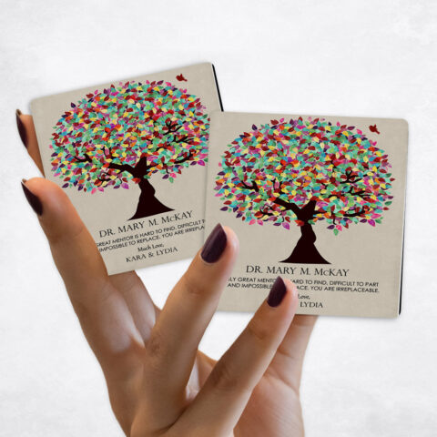 Leadership Appreciation Late Spring Tree on Stone Magnet Set MAG-1352