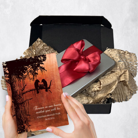 Loss of Baby Gift Delivery for bereaved parents Sequoia Tree Copper  Plaque TOY-1354