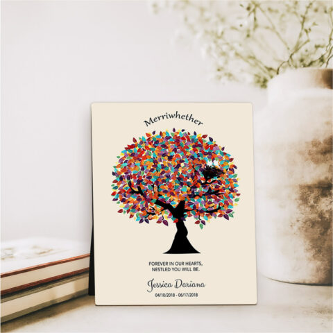 Spring Tree Loss of Baby  Desktop Plaque Gift for bereaved parents D-1362