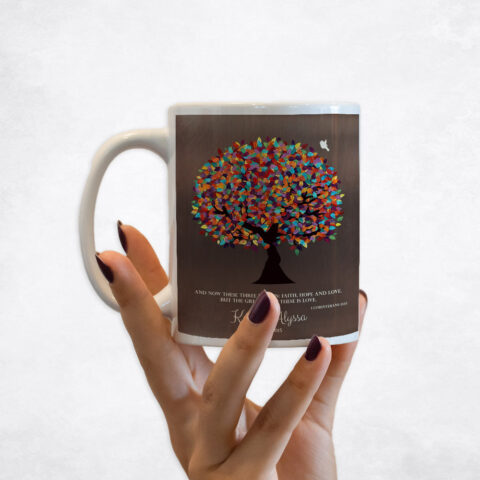 Colorful Spring Tree Bronze anniversary Coffee Mug M-1393