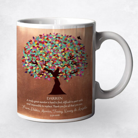 Late Spring Tree Copper Leadership Appreciation Coffee Mug M-1408