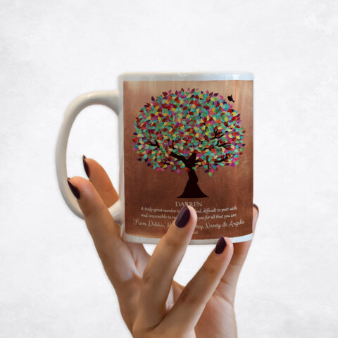 Late Spring Tree Copper Leadership Appreciation Coffee Mug M-1408