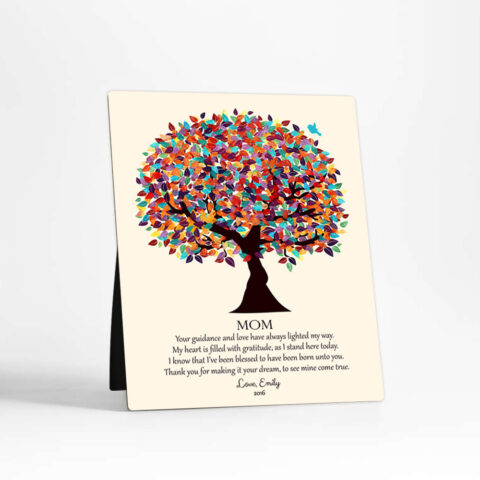 Spring Tree Mother’s Day  Desktop Plaque Gift for mom D-1427