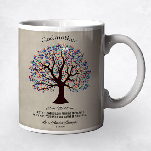 Colorful Decorative Tree Faith Milestones Coffee Mug M-1460