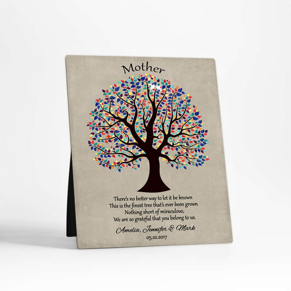 Single image of Decorative Tree Mother's Day  Desktop Plaque