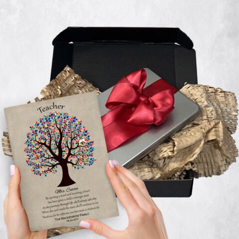 teacher appreciation Gift Delivery for teacher Decorative Tree  Plaque TOY-1462