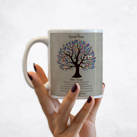 Colorful Decorative Tree teacher appreciation Coffee Mug M-1462