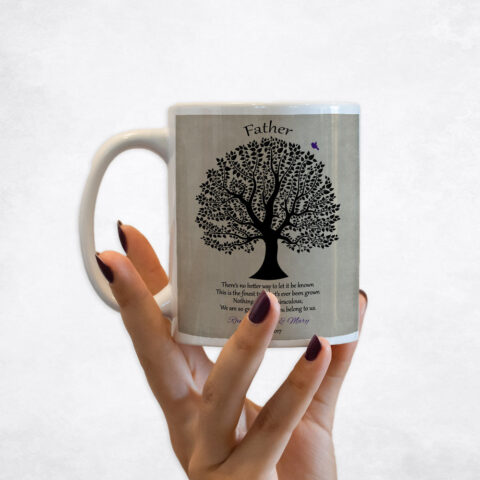 Black Decorative Tree Father’s Day Coffee Mug M-1463