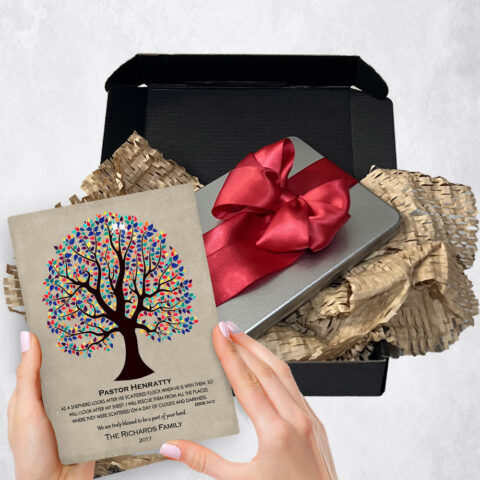 clergy appreciation Gift Delivery for pastor Decorative Tree  Plaque TOY-1464