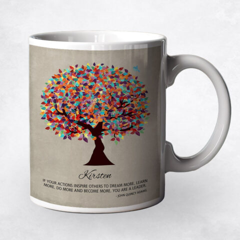 Colorful Spring Tree Leadership Appreciation Coffee Mug M-1472