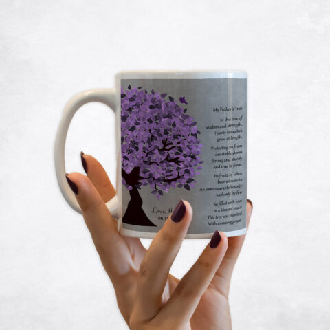 Purple Tree Father’s Day Coffee Mug M-1482