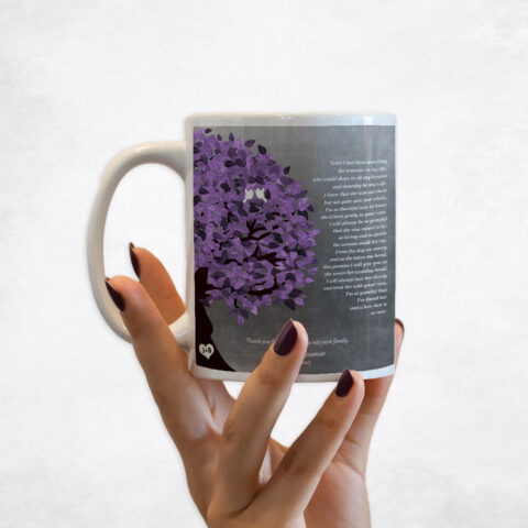 Purple Tree wedding Coffee Mug M-1486