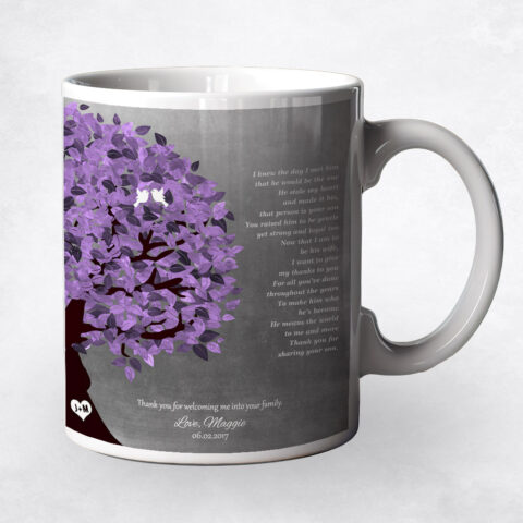 Purple Tree wedding Coffee Mug M-1487