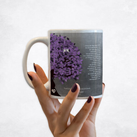 Purple Tree wedding Coffee Mug M-1487