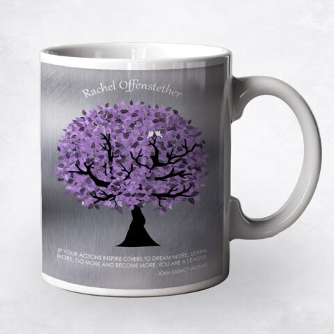 Purple Tree Tin Leadership Appreciation Coffee Mug M-1488