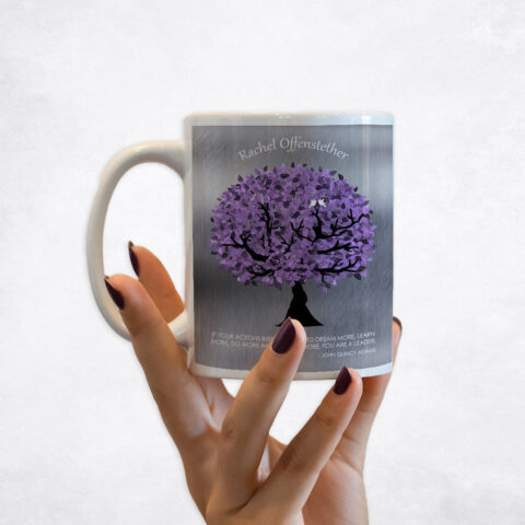 Purple Tree Tin Leadership Appreciation Coffee Mug M-1488