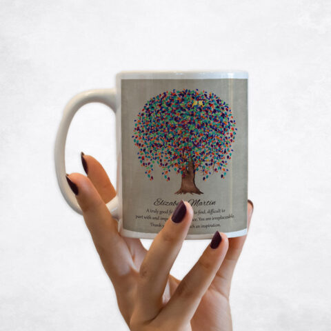 Watercolor Willow Friendship Tree friendship Coffee Mug M-1508